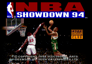 Заставка игры NBA Showdown '94